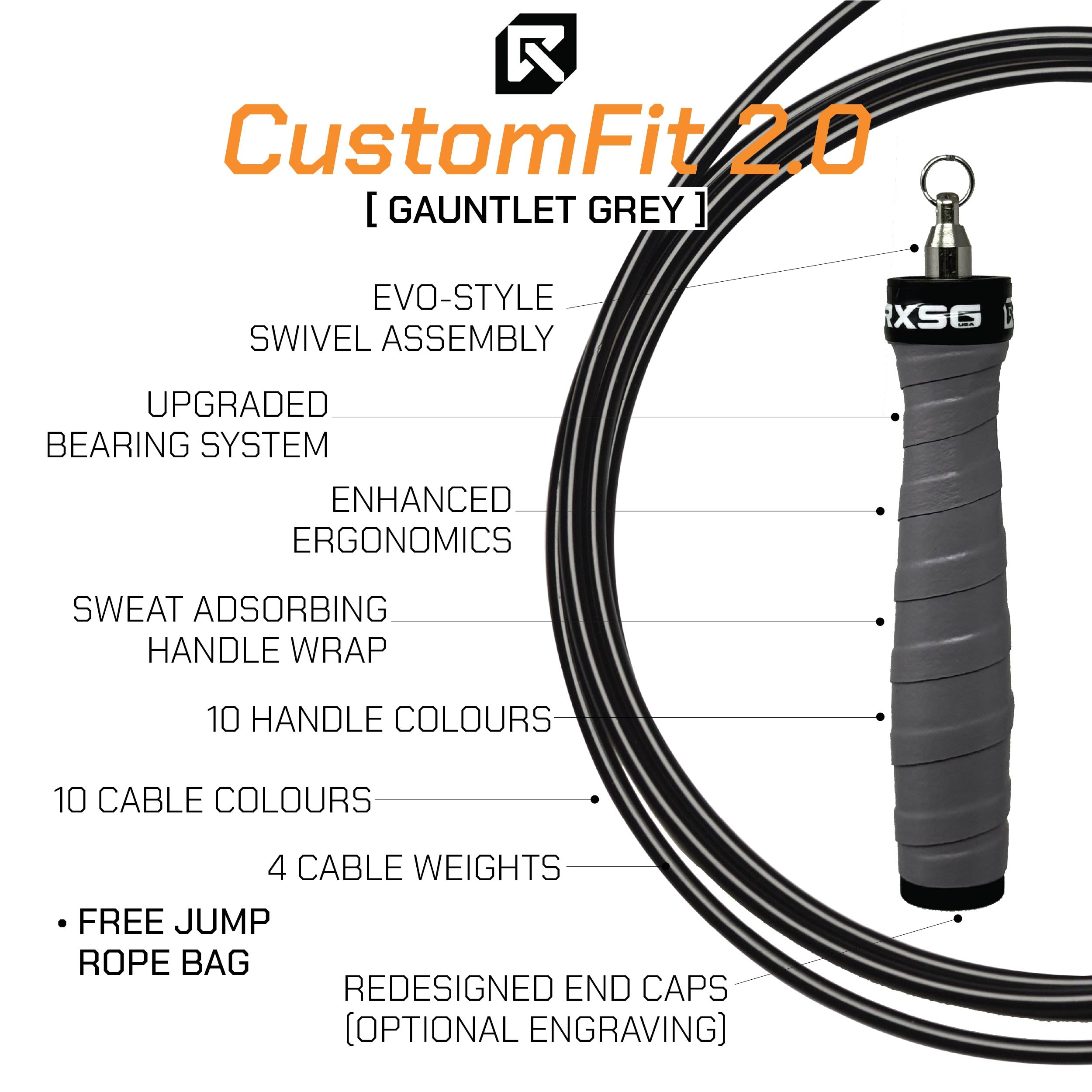 CustomFit 2.0 Gauntlet Grey