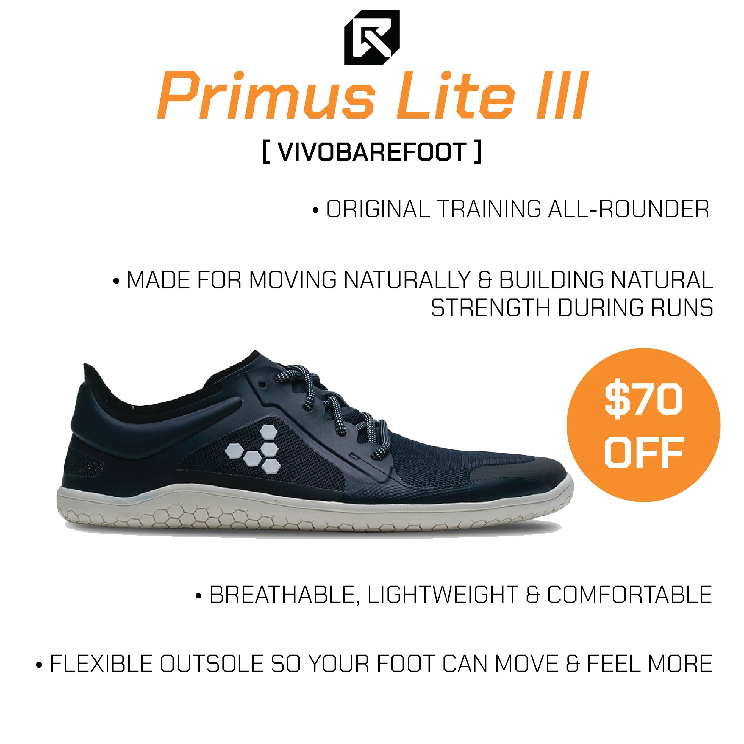 Primus Lite III Mens | Vivobarefoot