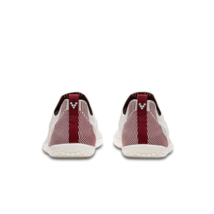 Primus Lite Knit Womens Off-White Burgundy | Vivobarefoot