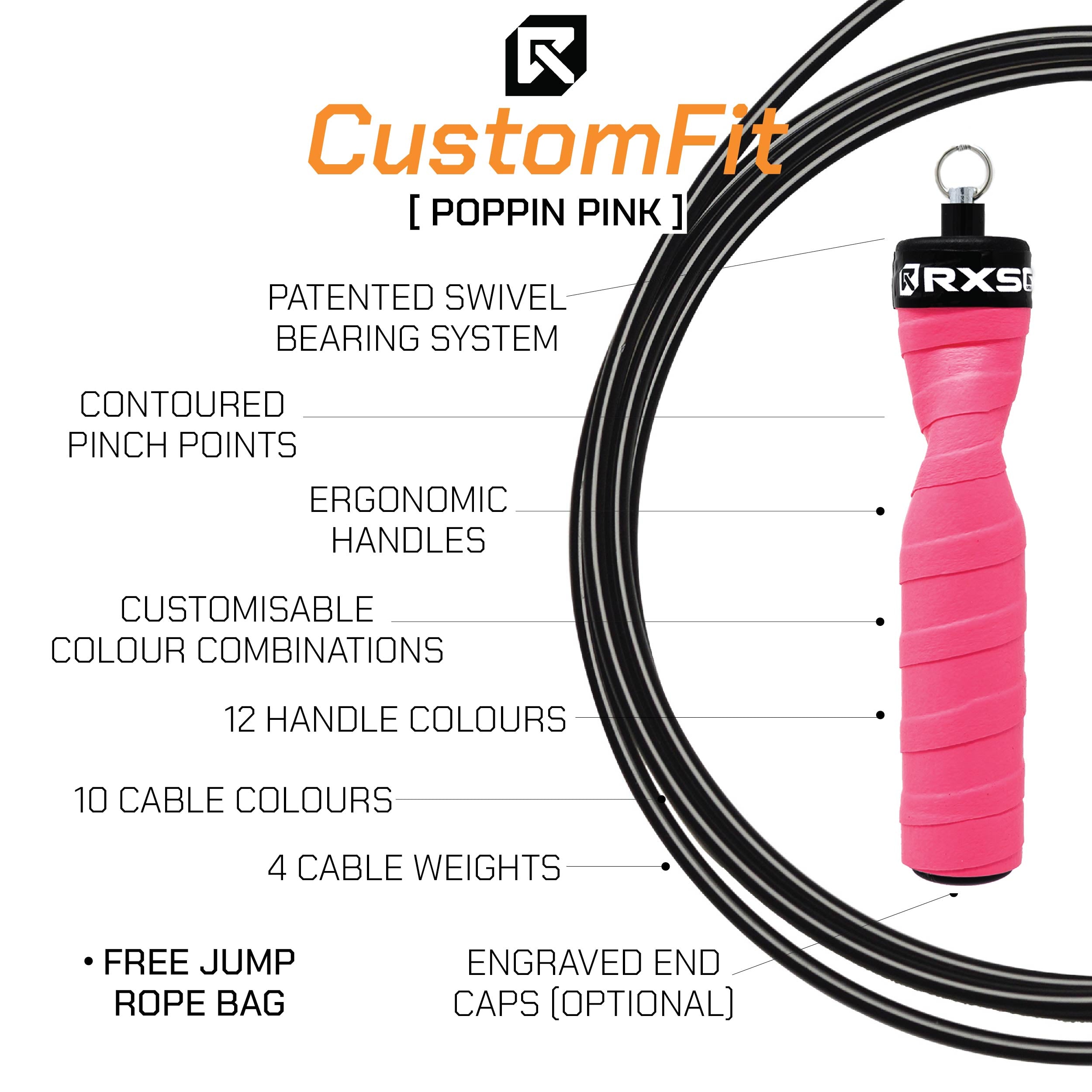 CustomFit 1.0 Poppin Pink