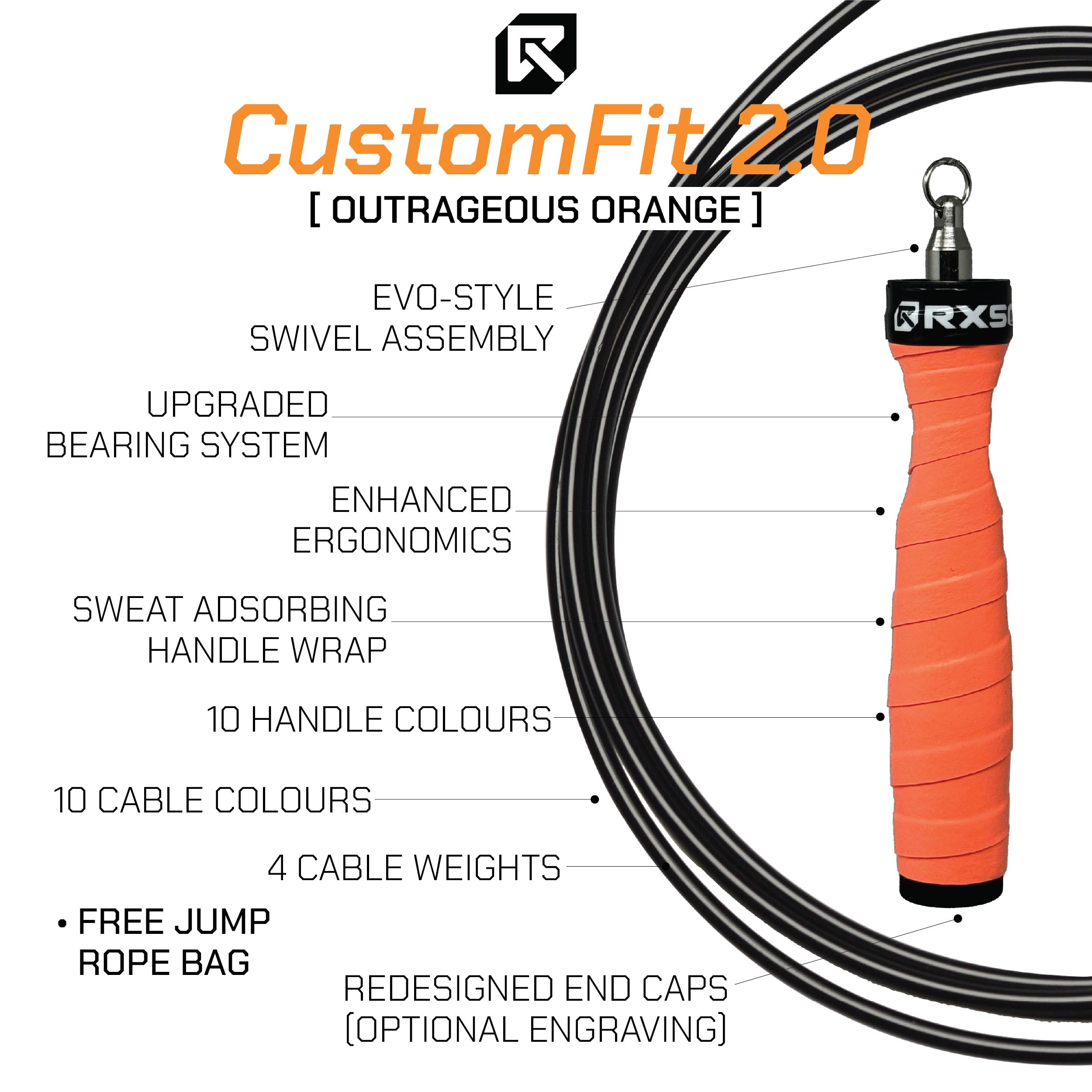 CustomFit 2.0 Outrageous Orange