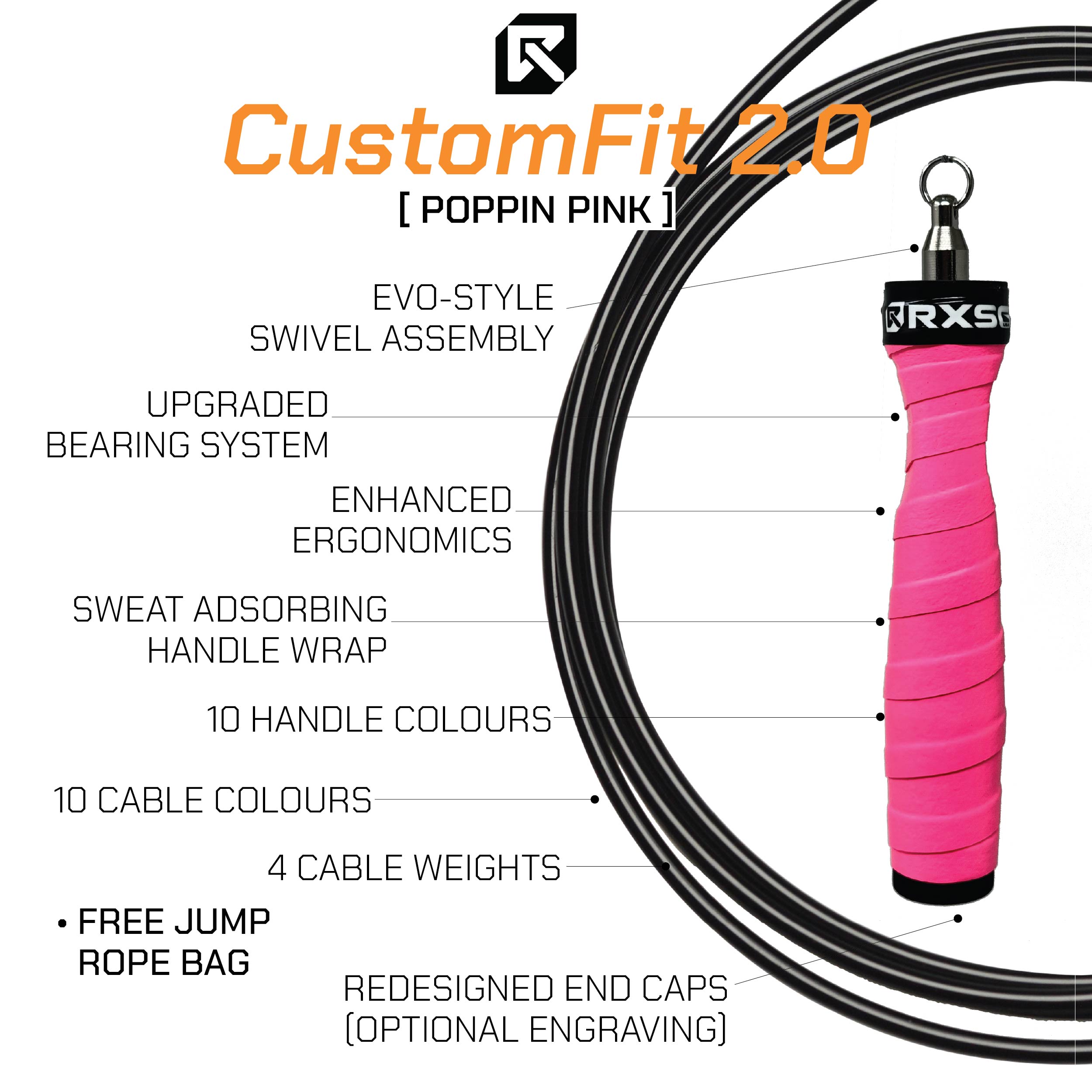 CustomFit 2.0 Poppin Pink